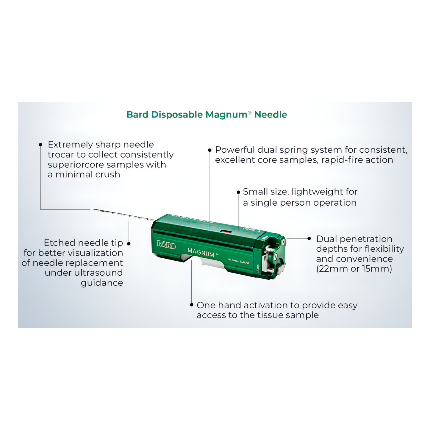 Magnum Pistola para Biopsia